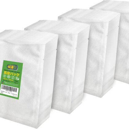 エンボス加工 15x20cm 90μ 100枚 × 4パック（合計400枚）