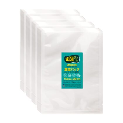 スムーズ 15x20cm 80μ 100枚 × 4パック(合計400枚)