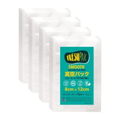 スムーズ 15x45cm 80μ 100枚 × 4パック（合計400枚）